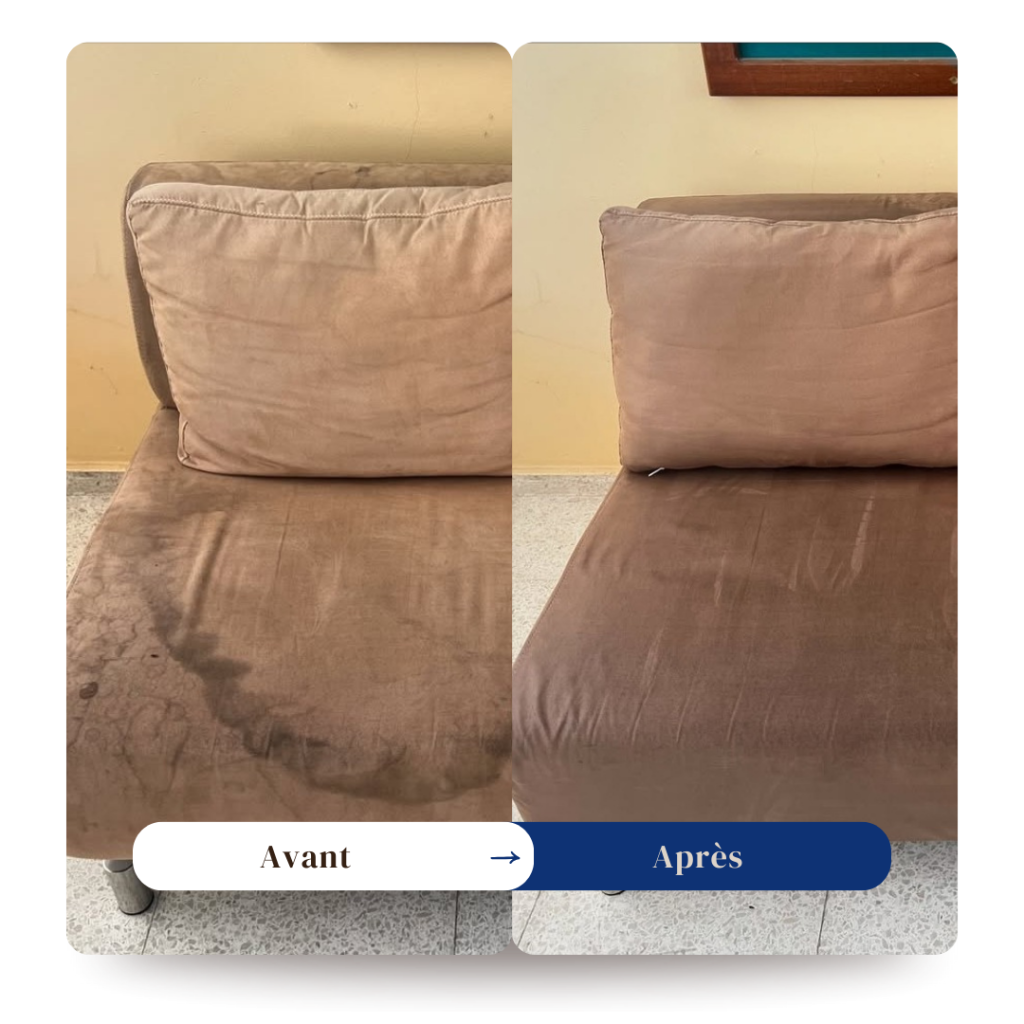 Nettoyage d’un fauteuil