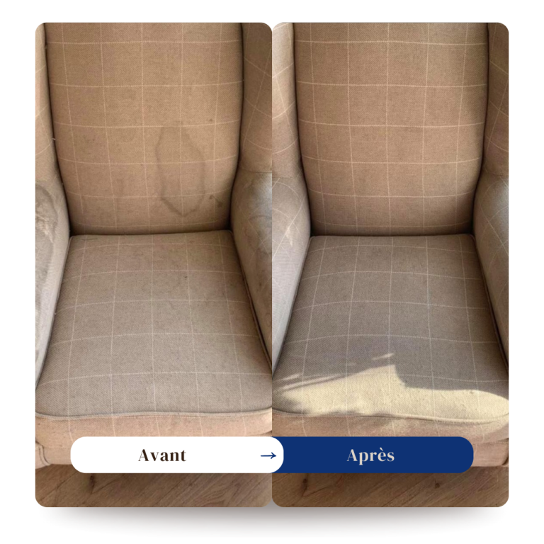Nettoyage d’un fauteuil