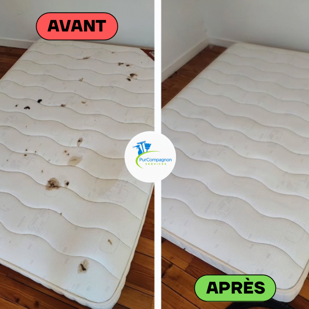 Nettoyage d’un matelas