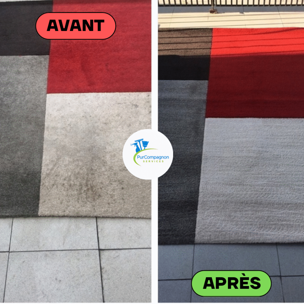 Nettoyage d’un tapis